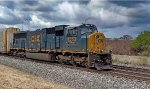 CSX 4563leads M224 all by herself.